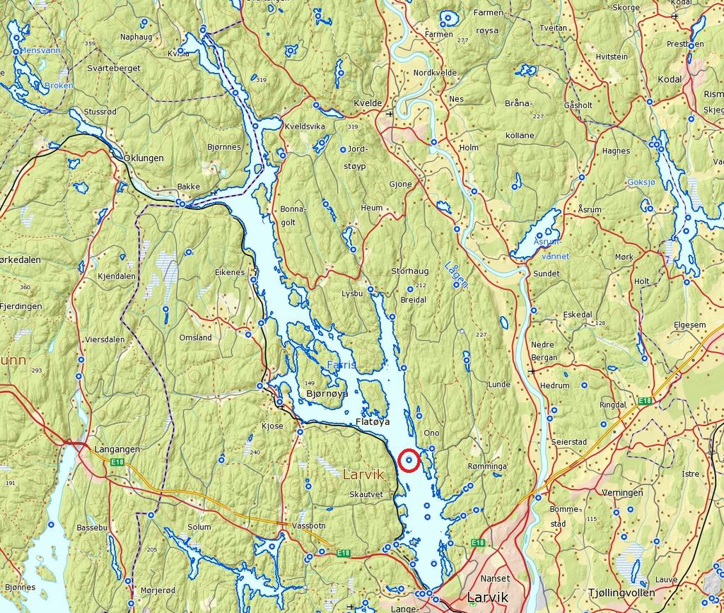 Farris 4 Norsk vanntypenr: Vannmiljøkode Fisk observert Siktedyp påvirkninger (middels grad) 015-429-L L105b eller L106 015-51017 Diffus avrenning fra fulldyrket mark. Dato/er: 8.5/29.5/26.6/31.7/21.