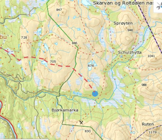 Søknaden Vi viser til din søknad av 07.06.2019 om bruk av snøscooter på strekningen Synnåsen til Røsetvollen i Selbu kommune i Skarvan og Roltdalen nasjonalpark.