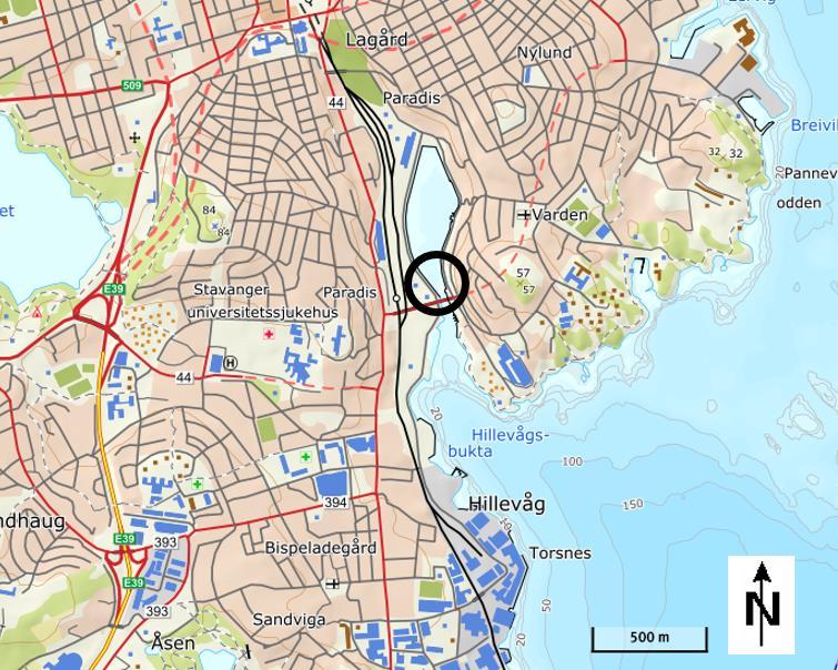 sirkel (kartgrunnlag www.norgeskart.