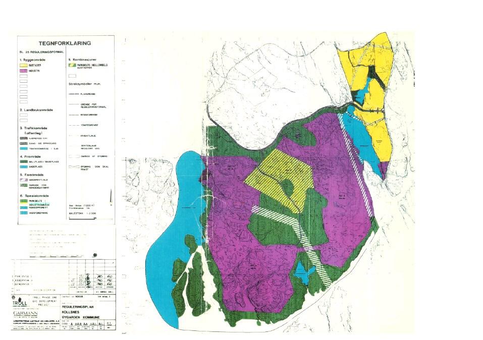 Gjeldande plan for Kollsnes industriområde (planid 19910001) Økonomiske konsekvensar: Revidert reguleringsplan vil betre legge til rette for vidare drift og utvikling av Kollsnesprosessanlegg og