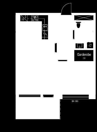 2E Leil 8-H0102 (Etasje 1) *Fondvegg mot stue +h1m +m 2E 42.3 m² 54.