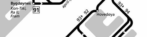 Sognsvann med T-banelinje 3, Til og Langøyene med båt 92 og 94 fra Vippetangen (dit kommer du med buss linje