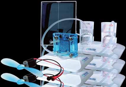 Art.nr: 20300 Brenselcelle- og solenergisett Med dette settet kan elevene eksperimentere med sol- og brenselcelleteknologi.