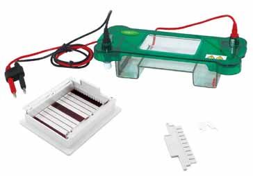 Art.nr: 15509 Elektroforesekar, liten modell Prisgunstig elektroforesekar tilpasset undervisningsbruk.