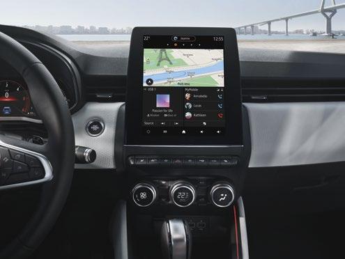 Når du har tatt plass bak rattet, får du raskt og enkelt oversikt over innholdet i EASY LINKsystemet, som er kompatibelt med både Android Auto * og Apple CarPlay.