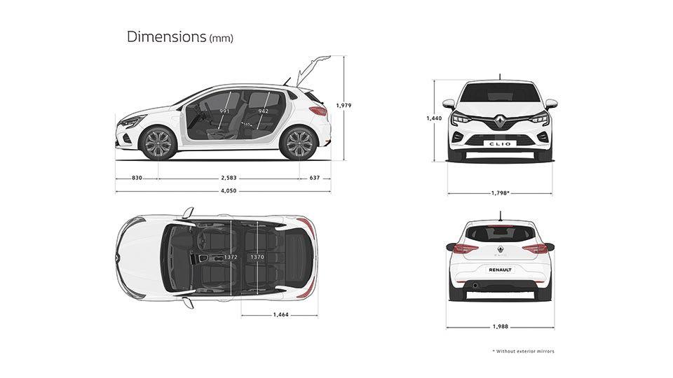 CARLAB Dimensjoner Bagasjeromsvolum (dm 3 ) Bagasjeromsvolum 391