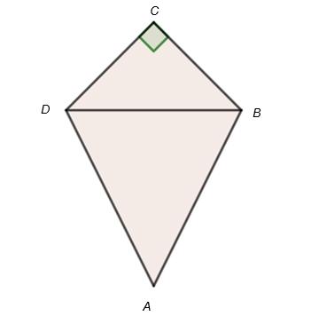 Den er satt sammen av to likebeinte trekanter