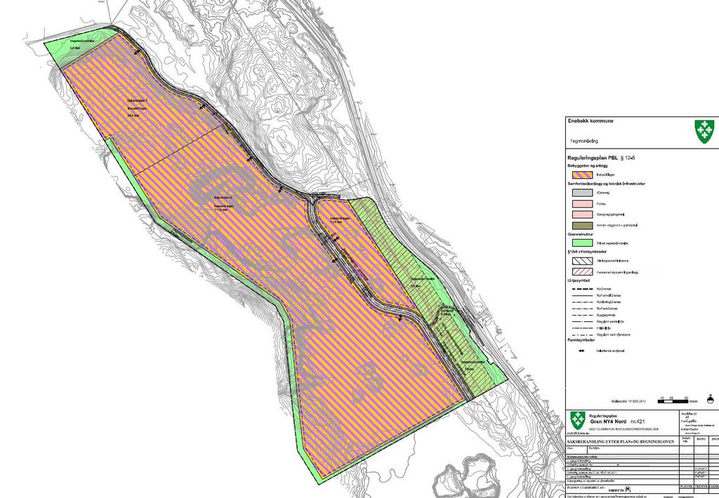 5. Virkninger for miljø, naturressurser og samfunn 5.1 Arealbruk Datasentertomten er en del av Enebakk Næringspark som er under utbygging. Arealbruket gjelder dermed ikke ubebygget natur.