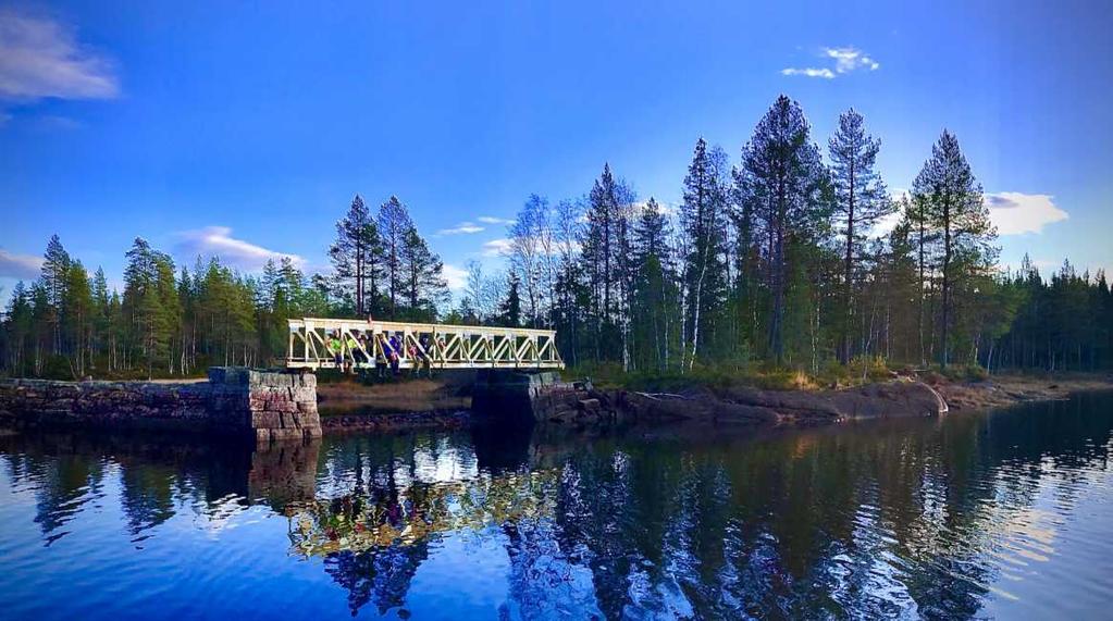 Tekst : Kristian Stoll og Dag Olav Brækkan Foto:: Kristian Stoll Den 23 oktober 2019 ble ny bru over Hakklokalven i Nordmarka endelig bygget ferdig!