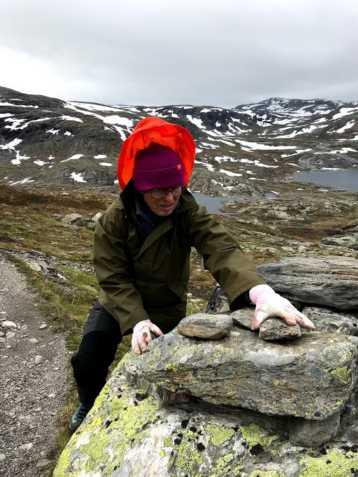 gjennomgått underveis mens man praktiserte. Heldigvis var det litt bedre vær søndag.