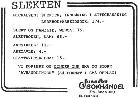 Møteprogram De første møtene i 1986: Gjøvik/Toten Torsdag 6. februar kl. 1830. Gjøvik bibliotek. Hadeland Torsdag 13. februar kl. 19.00.