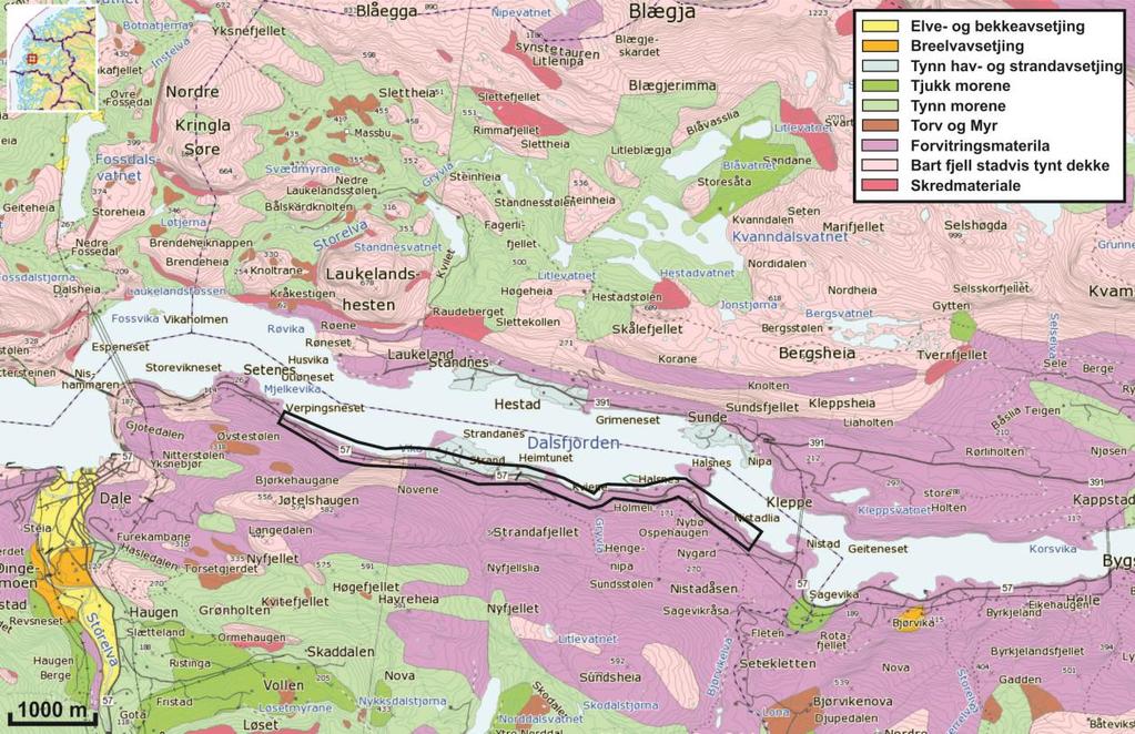 år sidan. Etter kvart som innlandsisen smelta attende dei følgjande tusenåra, blottla den morenemateriale og smeltevassavsetjingar i dei fleste lier og dalstrøk.