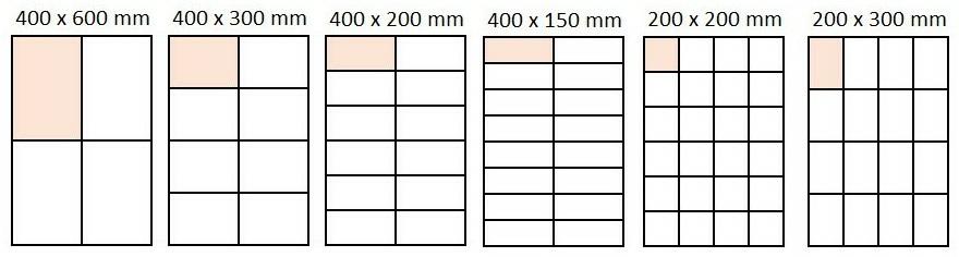 Denne har målene 600 mm * 400 mm i grunnflate, og må tilpasses en høyde som på en Standardpall (Helpall) utgjør 1050 mm eks. pall,