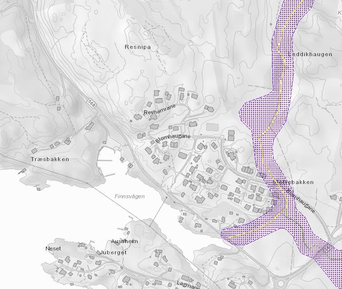 5.1.3 Flaum Nr. 2,4,5,6 Flaum Omtale Klimaendringane er venta å føre til økt mengde nedbør, samt hyppigare intense nedbørsperiodar.