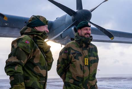 Kongelig dagbok Luftforsvaret inviterte Kronprinsregenten til Jan Mayen 25. februar. Kong Harald fulgte NM på ski i Drammen 2. februar. FEBRUAR 2. NM på ski, Drammen, HMK 3.