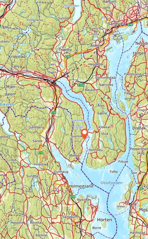 BELIGGENHET I Svelvik Næringspark tilbyr vi lagerseksjoner for salg eller leie. Eller leie med opsjon for senere kjøp.