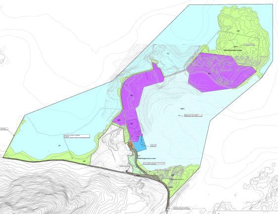 9.8 Alternativ 8: Fiskebøl. Delvis i tråd med kommuneplanens arealdel Beskrivelse: La Fiskebøl heller ta rollen som E3 er tiltenkt.