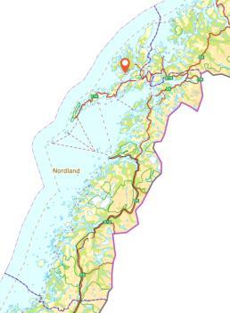 5 Beliggenhet, arealbruk og forholdet til eksisterende planer 5.1 Beliggenhet Hadsel kommune ligger helt sør i Vesterålen, i grenselandet mellom Vesterålen og Lofoten.