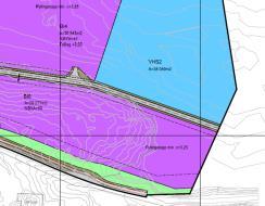 5.4 Forholdet til detaljreguleringsplan BØ24 Børøya industriområde Landarealet i vest er regulert i områdereguleringsplan BØ24 Børøya industriområde, vedtatt 18/10-2018.