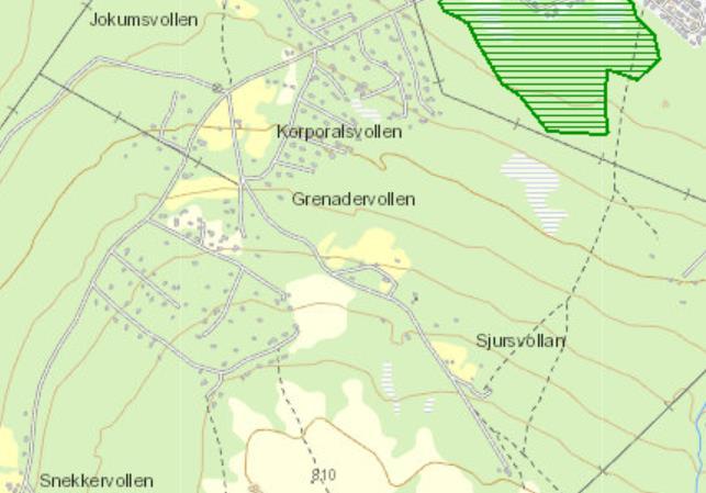 OMRÅDET, NATUR- OG KULTURKVALITETER I henhold til Naturmangfoldloven 8 er aktuelle naturbaser sjekket ut for området: Inngrepsfrie områder (INON): Ingen registreringer i umiddelbar nærhet Naturbase -