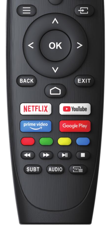 REMOTE CONTROL OVERVIEW BACK EXIT Press these buttons to select items Press these buttons to select and adjust items Go back to the previous step Press to exit the OSD menu Displays the home screen