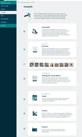 Min side er en innloggingsportal på våre nettsider hvor du finner all informasjon om boligen, dokumentene som hører til og fremdriftsplanen som foreligger for dette prosjektet.