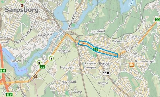 1 Bakgrunn Sweco Norge AS har på oppdrag fra Statens vegvesen utført en historisk kartlegging av planområdet for rv. 22 Hafslund Dondern i Sarpsborg kommune (Sweco notat, 06.03.