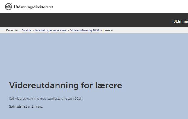 1) Oppfordre (lede, styre) lærerne til å søke. Nå!