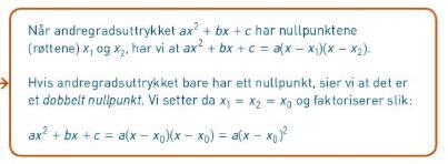 Figur 7: Utdrag fra lærebok i R1 fra Aschehoug.