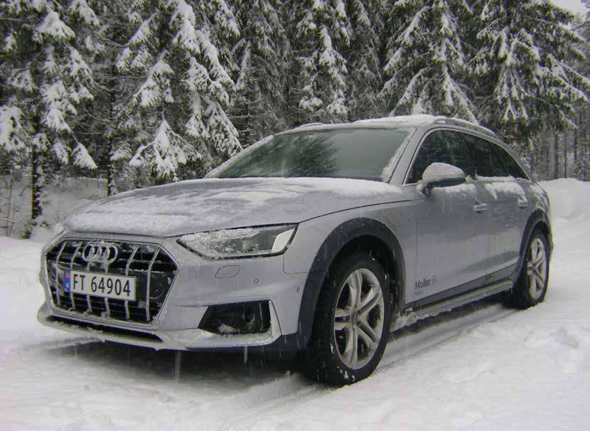 BILTEST Audi A4 Allroad 40 TDI Quattro (pluss i margen for det) gjør at du sitter godt med god oversikt. Plassen i baksetet er også god for voksne.