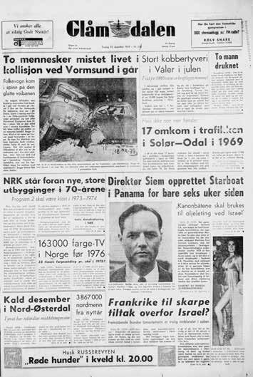 MEDIENE: Omtale av dødsulykker var daglig kost i norske lokalaviser på 1970-tallet.