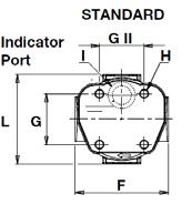 Høytrykksfilter Serie PF2 PF21 + PF23 Model A B C D E F G GII H I L Vekt kg PF21 1/2 70 173 85 80 85 46 - M8 1/2 88 3,8 PF23 3/4 70 295 85 80 85 46 - M8 1/2 88 5,7 PF25 1 79 322 100 91 105 57 50 M10