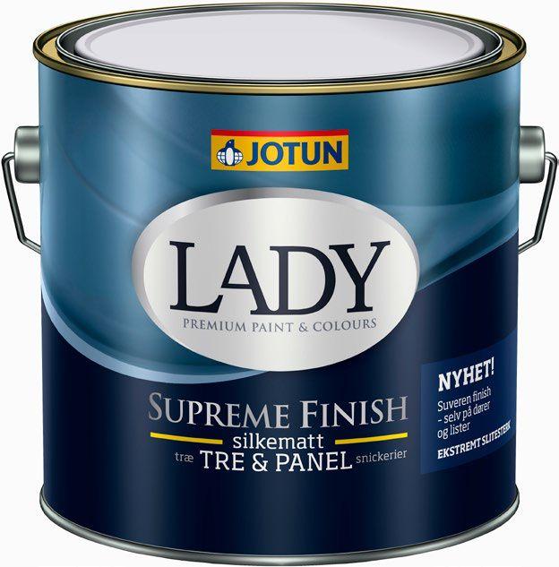 479 JOTUN LADY SUPREME FINISH 2,7 liter. Glansgrad: 15 silkematt.