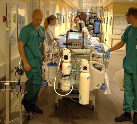 Komplikasjon: Luftveisproblem Definert som: akutt luftveisproblem knyttet til endotrachealtube eller trach Aksidentel ekstubasjon av tube eller trach Autoseponering av tube/trach Dislokasjon av tube