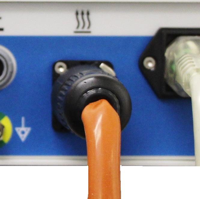 Strømbryteren brukes til å slå på (koble til hovedstrøm) eller slå av (koble fra hovedstrøm) cryoice BOX-enheten.