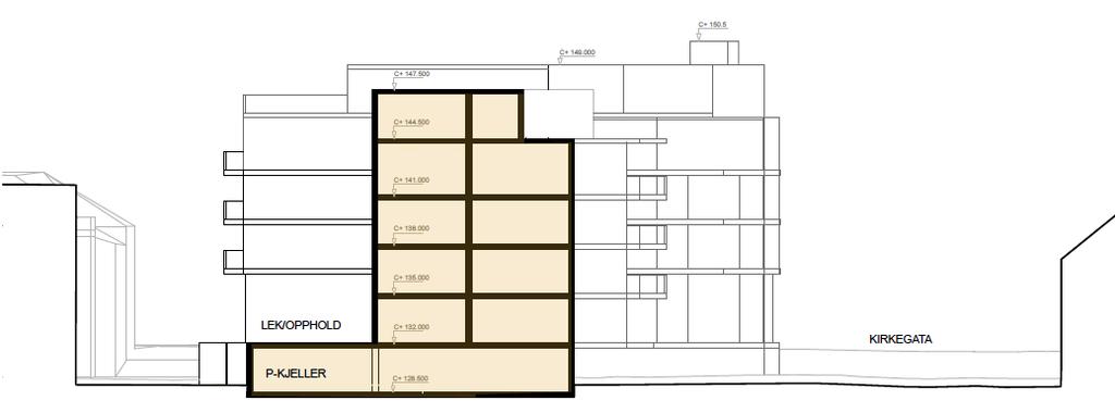 d) endring av utbyggingsvolum og byggehøyder Planendringen vil gi et større utbyggingsområde enn i gjeldende plan. Utnyttelsesgraden på feltet videreføres fra gjeldende plan.