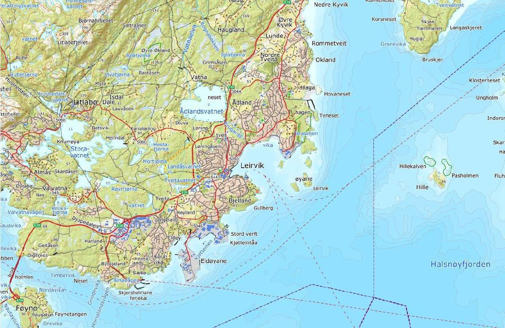 2 Eksisterande anlegg 2.1 Oversikt Lønningsåsen ligger i Stord Kommune i Vestland fylke. Dammen er bygd rundt 1913, og vart nytta som drikkevasskilde. Stord kommune er i dag eigar av dammen.