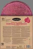 TORTILLA RØDBETE TORTILLA GULROT IØYNEFALLENDE OG NATURLIGE FARGER Nå lanserer vi ekstra myke tortillaer laget