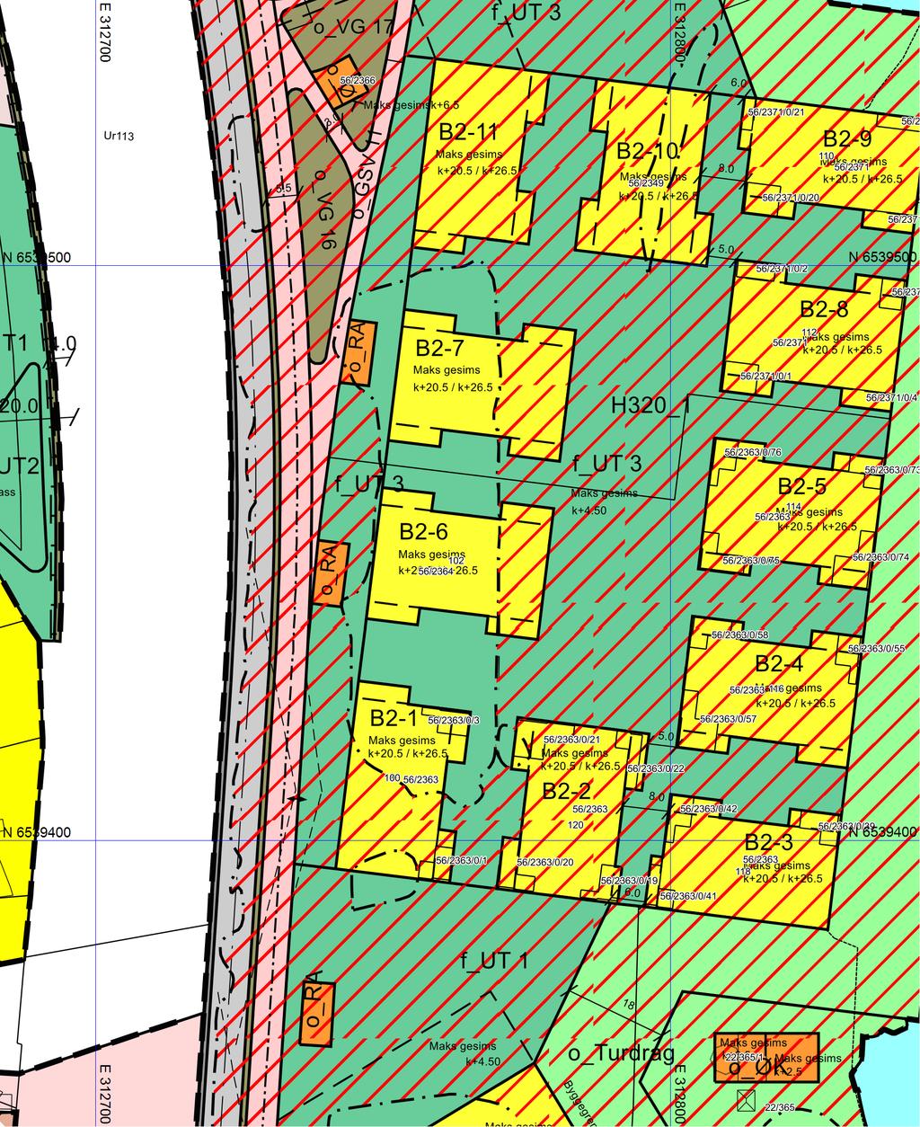 Reguleringsplan Stavanger kommune Eiendom: Adresse: Dato: Målestokk: 56/2364 Consul Sigval Bergesens vei 12 3.9.