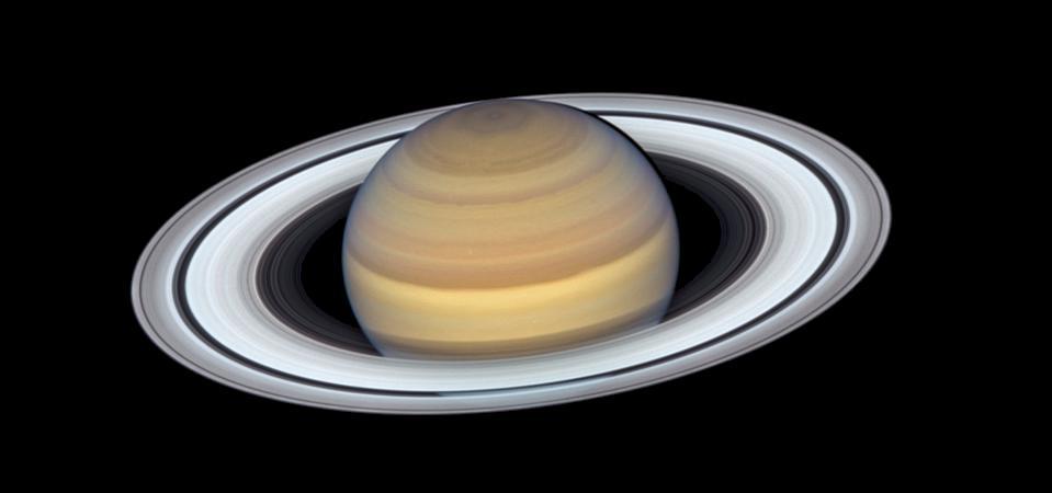 Oppgave 13 Planeten Saturn har 100 ganger så stor masse som Jorda, og Saturns avstand til sola er 10 ganger større enn Jordas.
