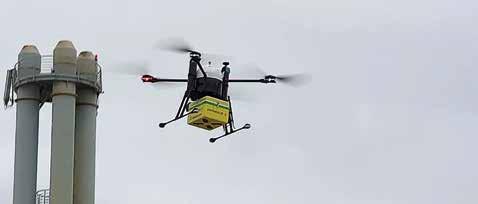 AKTUELT Dronefrakt av blodprøver: Ikke helt modent for å «ta av» Et forskningsprosjekt ved Oslo universitetssykehus konkluderer med at droner kan bli nyttige for helsetjenestens transport av
