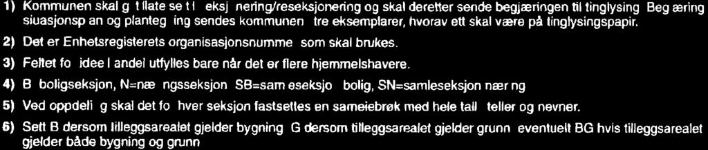 8. Styrets samtykke m v ved reseksionerlng 8) [-l Styr"t samtykkor til reseksionering (g 12), eller fl Styr"t e*lærer at sameiemøtet har samtykket til reseksjonenng (g 30) Sed, dato underskrift 9.