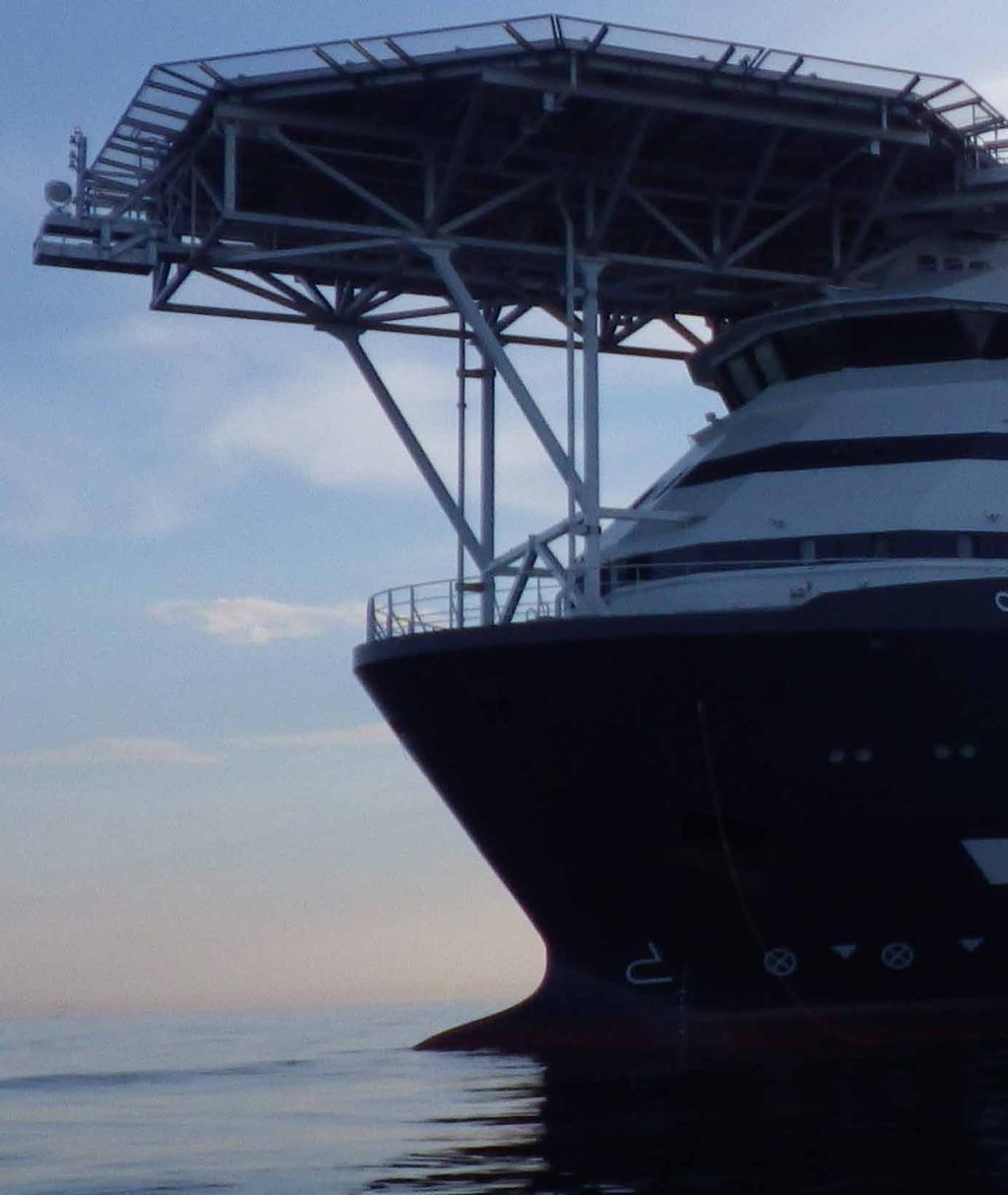 construction vessel designed to meet general offshore market requirements, with diesel-electric