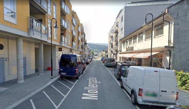 parkering i SKF-areal på begge sider av gata) Fjerning av kantparkering og stenging for motorisert ferdsel (inngår i torg-/parkareal) Varelevering (møbelforretning) Begrunnelse for valg av