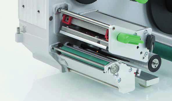 7 Print heads Units of the same width are interchangeable.