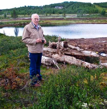 Gerhard Schøning observerte store furutrær på Dovrefjell under en reise i 1775.