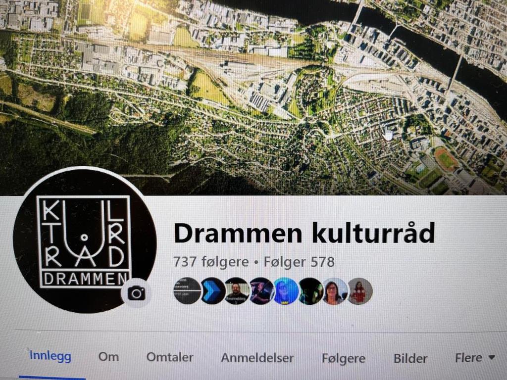 SOSIALE MEDIER OG NETTSIDE Drammen kulturråd har gjennom sin Facebook-side delt et hundretalls poster som omhandler kulturpolitiske saker, både lokalt og nasjonalt.