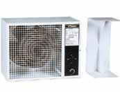 Stasjonære varmluftapparater elektrisk ThermoSafe EVB-S i rustfritt stål EVB-S er velegnet for bruk i korrosive miljøer. Kabinettet er pulverlakkert i rishvit farge, RAL 9016.