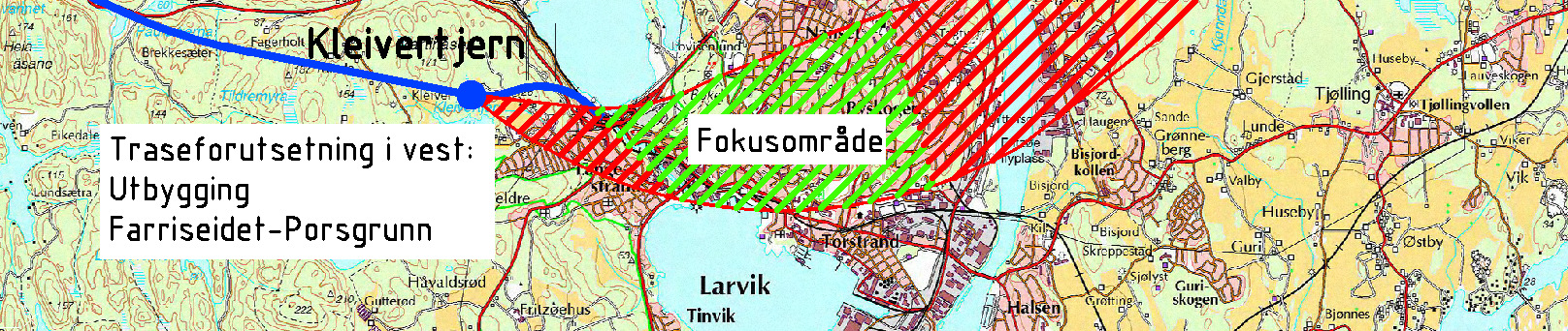 14,5 m og høyden over skinnene (SOK) er ca. 9 m, utsprengt tverrsnitt er ca. 133 m 2. Ved lavere dimensjonerende hastighet enn 250 km/t kan mindre tunneltverrsnitt benyttes.