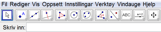 Flytt på vindauga ved å halde nede venstre musetast og drage i dei.